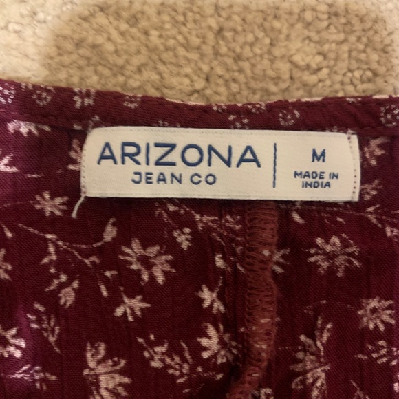 Flowy floral crop top Arizona jean co size medium - Picture 3 of 4